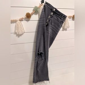 LOFT High Rise Ankle Straight